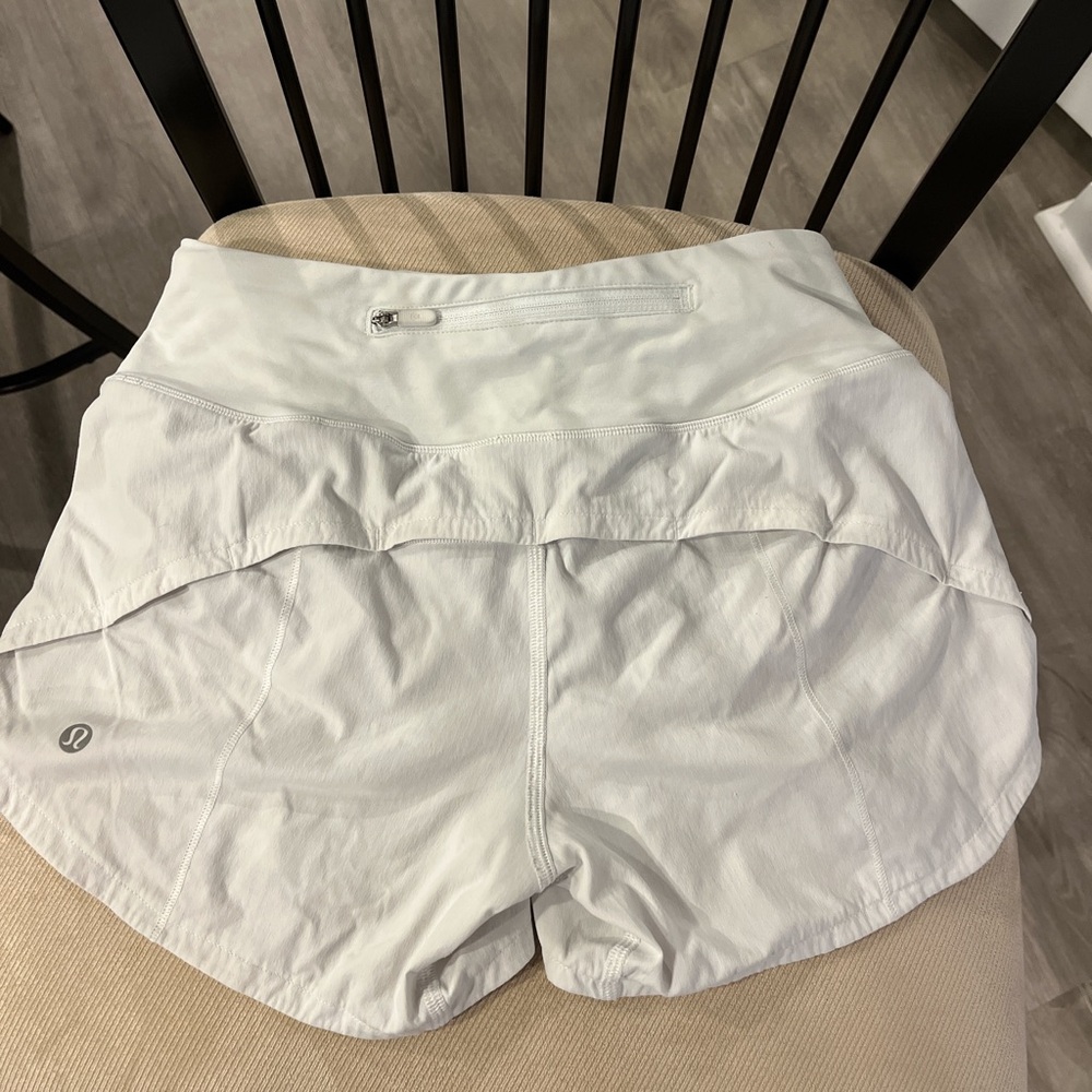 lululemon athletica White Athletic Shorts